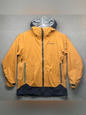 Adidas Mens Large Terrex Myshelter Goretex Jacket Waterproof Hooded Oversize EUC